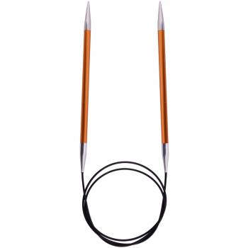 Knit Pro 80 cm x 4,50 mm Aluminio Zing Fija de Tejer Circulares, Morado