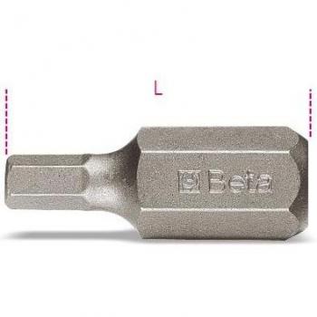 Beta 867PE - Inserti macho esagonales, Punta de atornillar hexagonal, compatible con herramientas de atornillado, fabricado en acero de alta resistencia, acabado tratado para mayor durabilidad y precisión en el ajuste