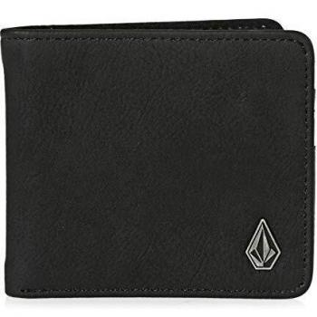 Cartera Volcom con Secciones CC, Billetes y Monedas ~ Slimstone New Black