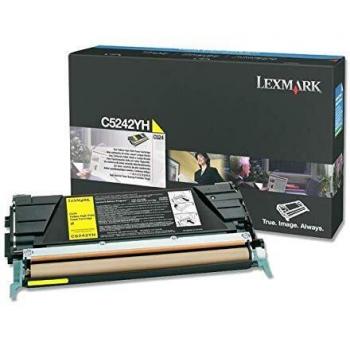 Lexmark C524 High Yield Yellow Toner Cartridge (5,000 Pages)