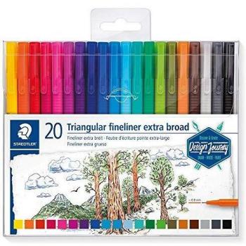 STAEDTLER 338 TB20-C Pluma estiligráfica 20 Pieza