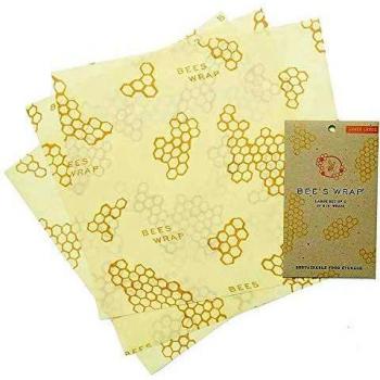 Beezs wrap set of 3 wraps large 33 x 35 cm beige
