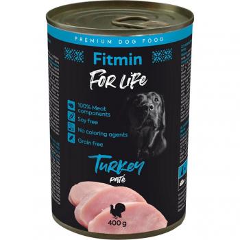 Fitmin Dog For Life 6 x 400 g - Pavo/Turquía