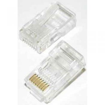 Conector RJ45 T55 Transparente para Red (Paquete de 2)