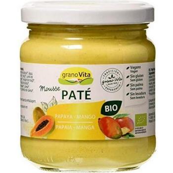 GRANOVITA Pate Mousse De Papaya Y Mango Bio 175 Gr 500 g