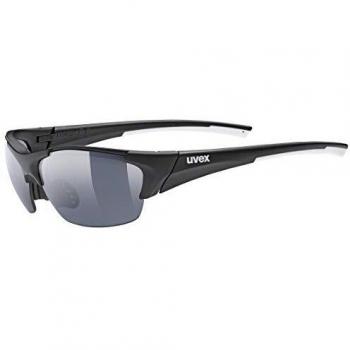 Uvex Blaze III 2.0 Sport Sunglasses, Black Mat/Smoke, Interchangeable Lenses, Unisex