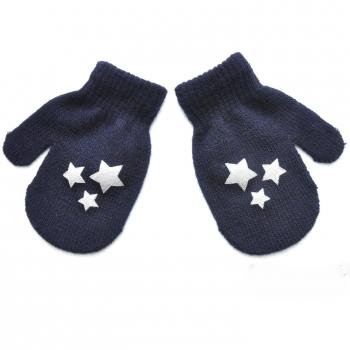 Mitones de los niños monocromáticos de punto guantes de bebé bebé guantes