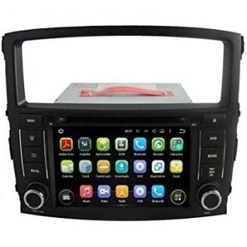 2 Din 7 pulgadas Coche Estéreo con GPS Navegación Android 5.1.1 Lollipop OS para Mitsubishi Pajero 2006 2007 2008 2009 2010 2011 2012 2013,Pantalla Táctil Capacitiva con 1.6G de la Cortex A9 Quad Core CPU 16G y 1G DDR3 RAM Flash 1024x600 Radio DVD 3G/W
