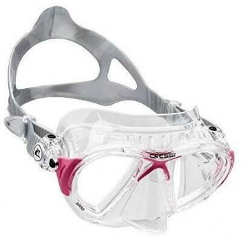 Cressi Nano Crystal Máscara, Mujer, Transparente/Rosa
