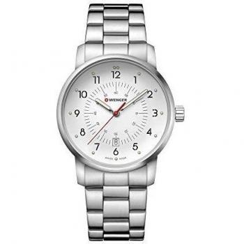 Reloj de pulsera Wenger Avenue 01.1641.114 Cuarzo 42mm Acero Inoxidable 10ATM