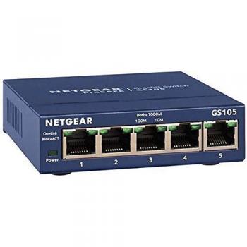NETGEAR Prosafe Gs105 - Switch - 5 Ports - Desktop