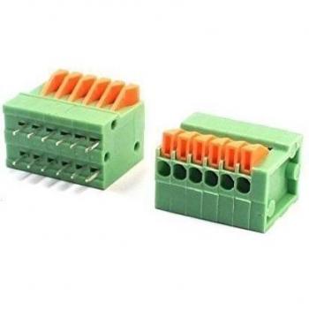 sourcing map 150V 2A 2.54mm 12-Pin CHAPUZÓN Conectable Sin Rosca PCB Regleta De Terminales 2 Piezas