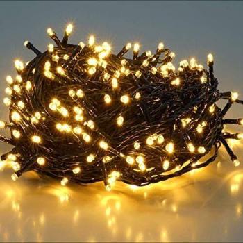 SALCAR 25,7m 360 Leds Cadena de Luces IP44 Impermeable, LED Luz Cadena Ligera Navidad, Led Cadena Luminosa con 8 Modos, Led Decoración Interior Exterior para Jardín Balcón Fiestas