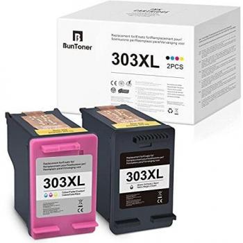 BunToner 303XL - Cartuchos de tinta compatibles con HP 303 303XL para HP Tango HP Envy Photo 6220 6230 6232 6234 7130 7100 7120 7132 7134 7820 7830 7832 7834 negro/color).