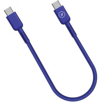 Muvit For Change Cable Tipo C a Tipo C 3A/60W 0.2m Azul