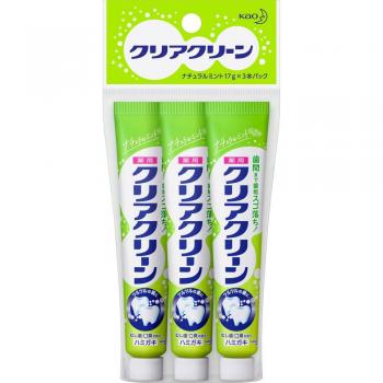 Clear Clean Natural Mint Mini Dental Care Set 17g x 3 (Quasi Drug)