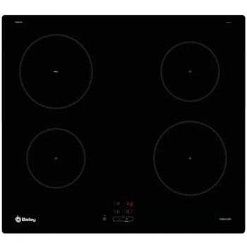 Balay 3EB861EN Placa de Inducción Integrada, 59.2 cm Ancho, 4 Zonas de Cocción, Función Sprint, Color Negro