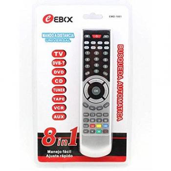 MANDO A DISTANCIA PARA TV TELEVISION 8 EN 1 DVB DVD CD TUNER TAPE VCR AUX
