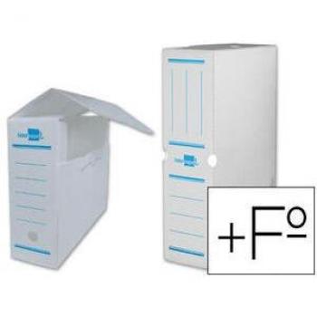 Caja Archivo Definitivo Plástico Liderpapel Blanco Tamaño 387x275x105 mm