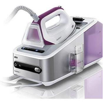 Braun IS7144.WH Plancha de Caldera, Plástico, Blanco/Violeta