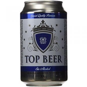 Cerveza topbeer s/alc.lata 33cl