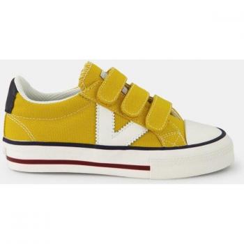 Victoria Tribu Contrast Logo Kids Canvas Sneakers