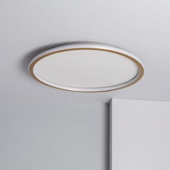 Plafón LED 36W Circular de Metal Ø600 mm con Temperatura de Color Seleccionable (Cálido-Neutro-Frío) Allharo