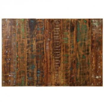 Cabecero de cama multicolor 120 cm madera maciza reciclada