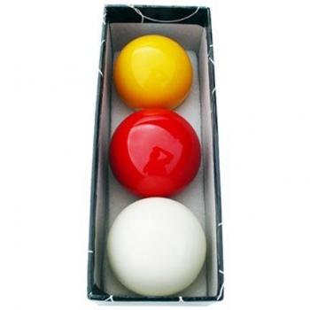 Juego bolas billar carambolas tricolor 57. 2 mm