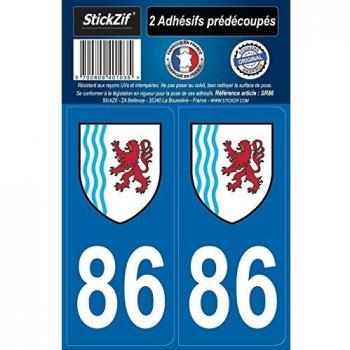 Autocollantes STICKZIF SR86, Set de 2 para Departamento 86