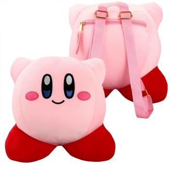 Kirby Pink Puff Mini Plush Backpack