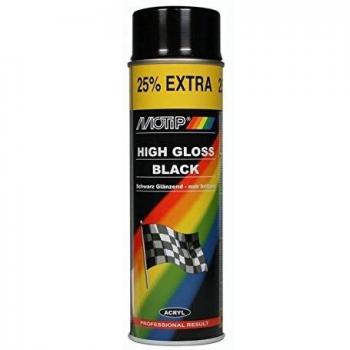 Motip m04001 Spray de pintura de aerosol, Negro