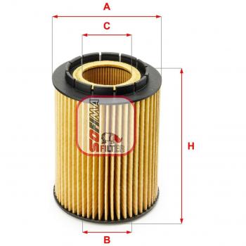 SOFIMA S 5010 PE Engine Oil Filter for VW Touareg, Audi Q7, Porsche Cayenne