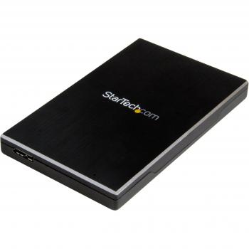 StarTech.com USB 3.1 Gen 2 External Enclosure for 2.5 SATA Drives - Portable HDD/SSD Case