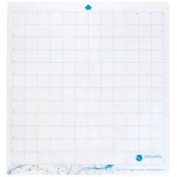 Silueta CUT-MAT-12LT-3T, Luz Hold Alfombrilla de corte para Cameo, Transparente, 12x12 pulgada