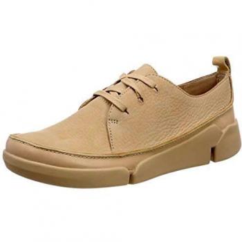 Clarks Tri Clara, Zapatos de Cordones Derby para Mujer, Rosa