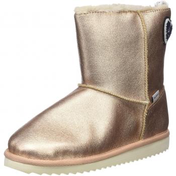 Pepe Jeans London Angel Teeth, Botas de Nieve para Niñas, Dorado