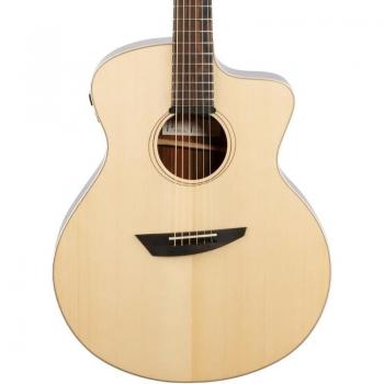 Ibanez PA300E Acoustic Electric Guitar, Macassar Ebony Fretboard, Natural Satin