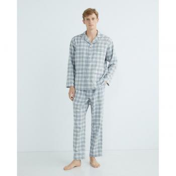 Pijama de hombre Dustin de tela con tacto cálido