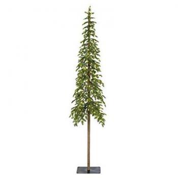 Árbol de Navidad Microled 41x180 cm, Parpadeantes, 150 LEDs, Blanco Cálido