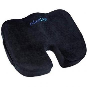 Cojín de Silla Ergonómico y Ortopédico Negro