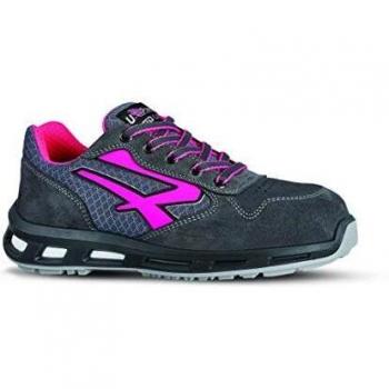U POWER Zapatos de seguridad para mujer con protección S1P SRC VerOK Gris Size: 38 EU