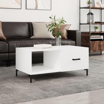 Mesa de salón blanca 90x50x40 cm en madera multicapa vidaXL