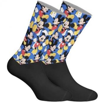 KISSES & LOVE Calcetines de caña larga estampados elásticos unisex, Calcetines hombre, Calcetines mujer, Calcetines caña alta, Calcetines estampados y divertidos, Calcetines de algodón