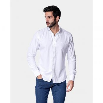 Camisa Spagnolo de gabardina blanca para hombre