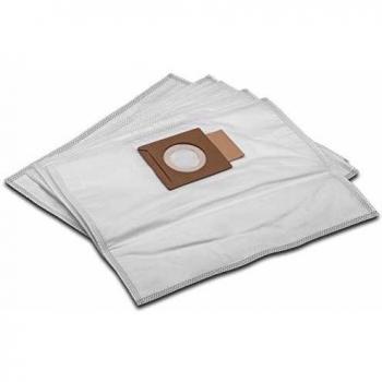 Bolsa de aspiradora compatible con Makita DVC260 y DVC260Z - Paquete de 5 unidades, microfibra no tejida, color blanco