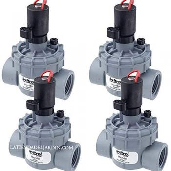 Kit de 4 Electroválvulas de Riego Irritrol 2400MT 1 9V para Programadores a Batería