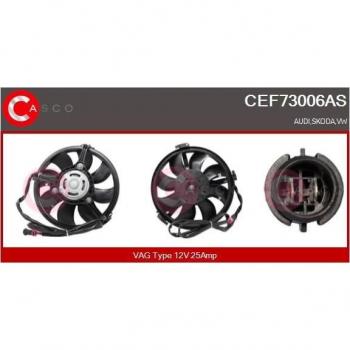 Ventilador del Radiador Eléctrico CASCO CEF73006AS para Volkswagen Passat, Sharan y Audi A4, A6, A8, S8, S6, RS4, RS6 y Skoda Superb