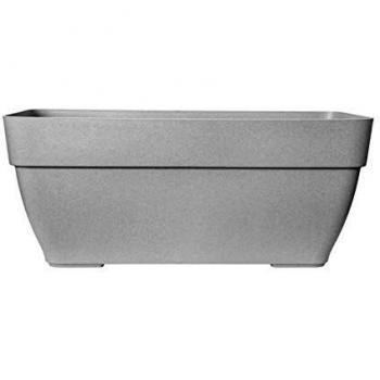 Maceta Elho Plástico Rectangular Moderno - Maceta rectangular de plástico, diseño moderno, fabricada por Elho, ideal para exteriores e interiores, ligera y resistente a la intemperie