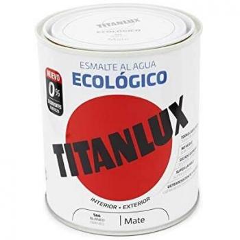 Titanlux - Esmalte eco, Mate blanco, 750ML